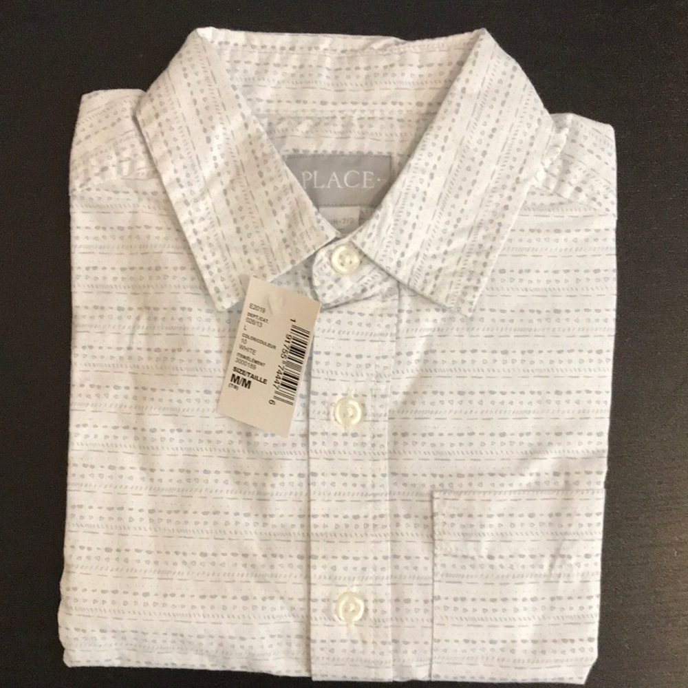 NWT, The Childress Place Boys size 7-8 long sleeve button down shirt